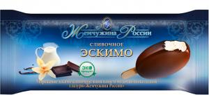 Мороженое Жемчужина России эскимо сливочное ванильное 80г