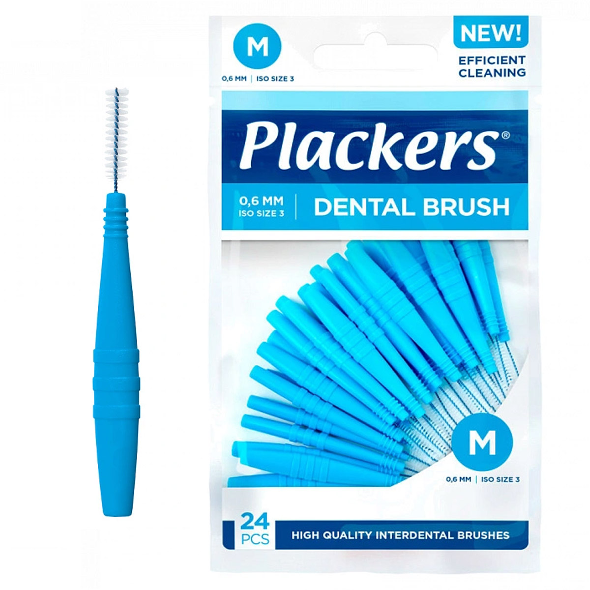 Межзубный ершик Plackers Dental Brush (0,6) синие Dental Brush (0,6) синие