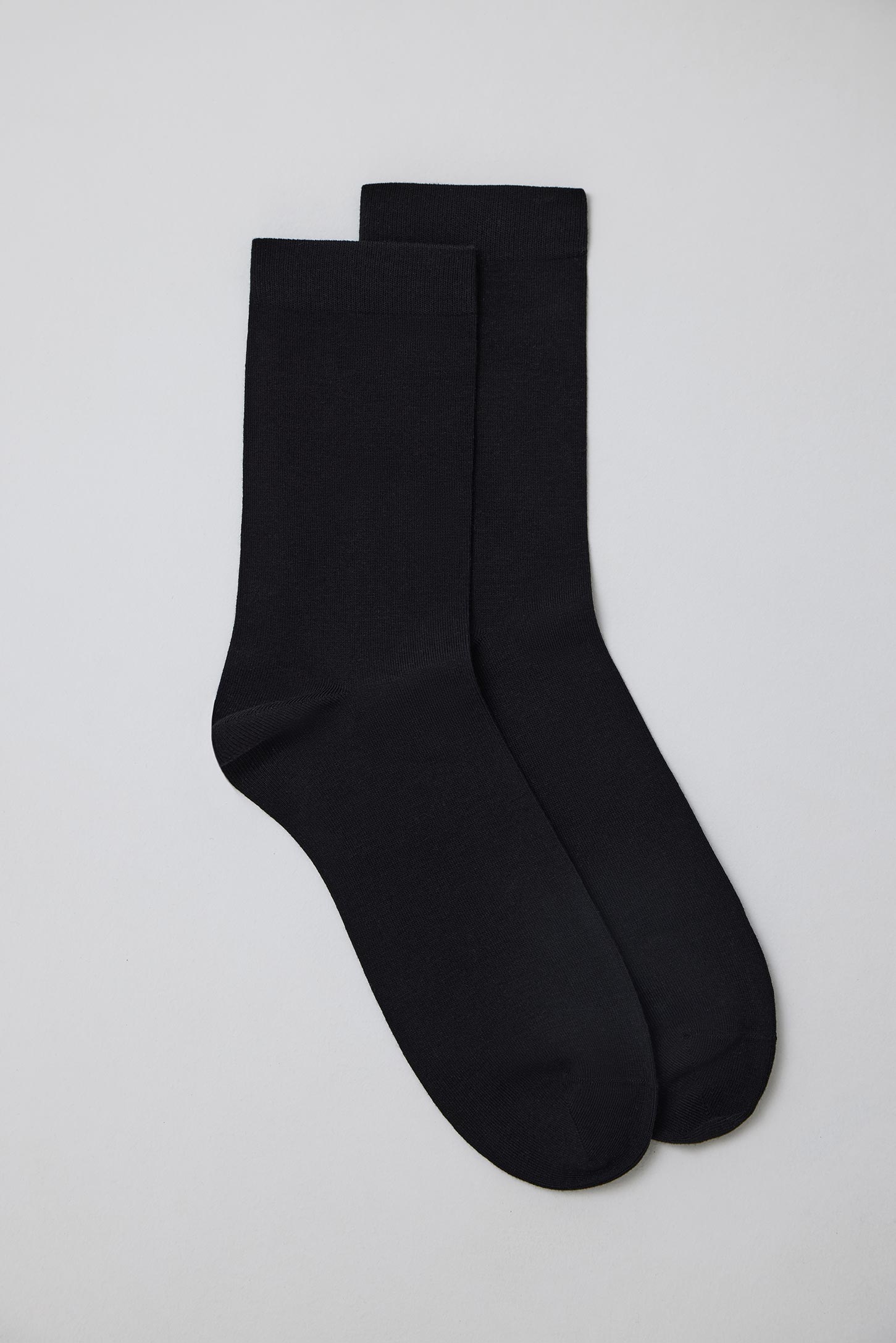 Мужские хлопковые носки классической длины (черный)