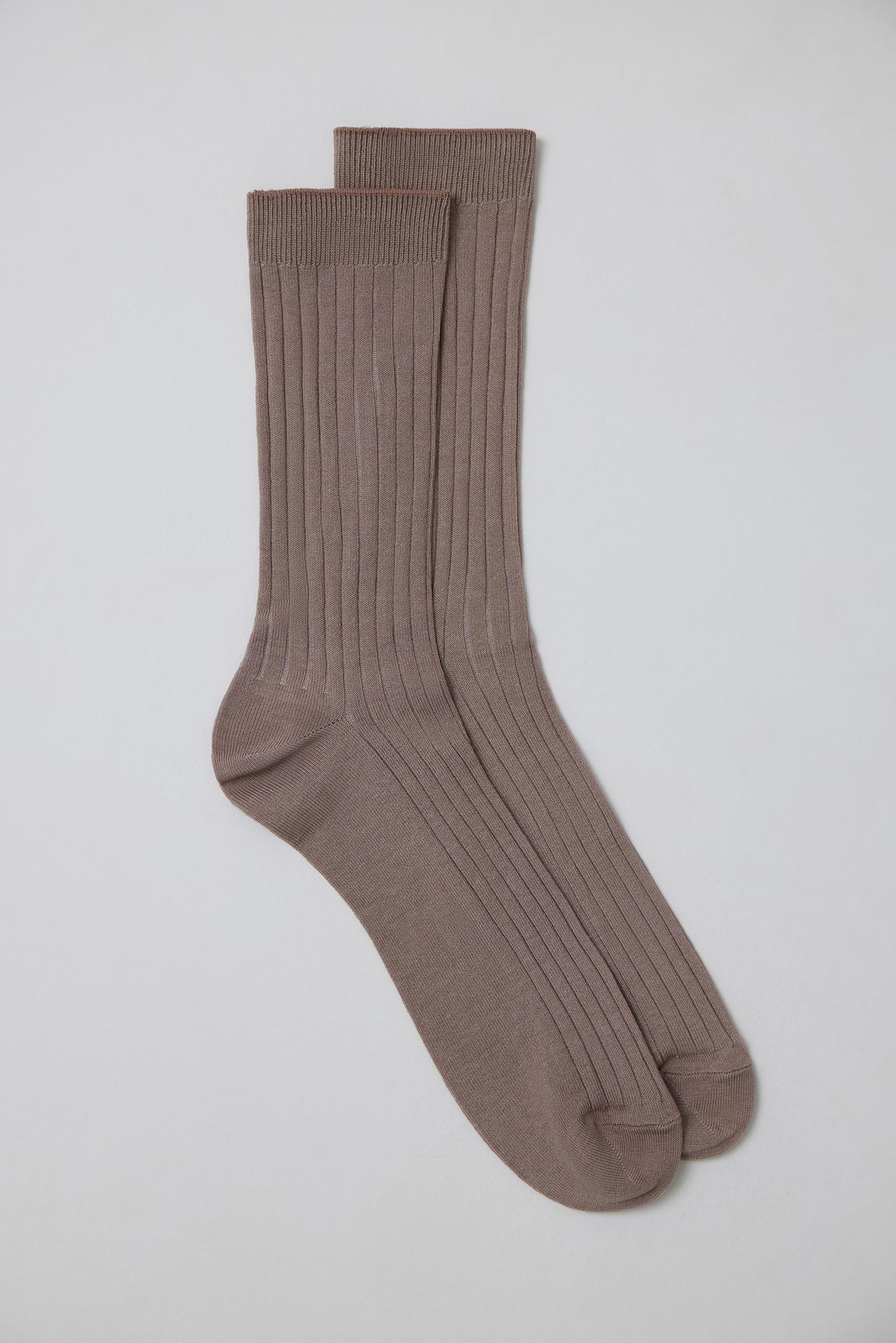 Мужские хлопковые носки средней длины (кофе с молоком)