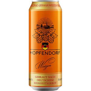 Пиво Хопфендорф Хефе Вайцен светлое ж/б 0,5 л