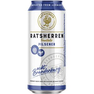Пиво Ратсхерен Франкфуртер Пилснер cветлое фильтрованное ж/б 0,5 л
