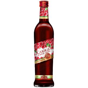 Плодовый алкогольный напиток Клюква особая со вкусом коньяка 0,5 л
