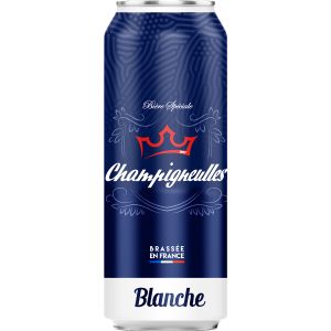 Пивной напиток Шампиньоль Бир Бланш светлый фильтрованный пастер. ж/б 0,5 л