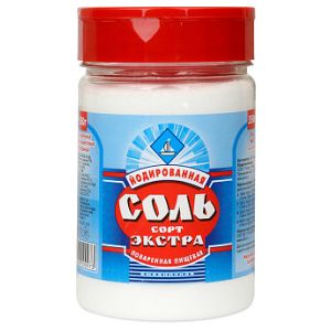 Соль Йодированная солонка 350 г