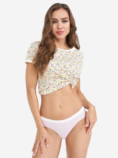 Трусы женские Columbia Cotton Stretch with Elastic, 2 штуки, Розовый DA912S в магазине БашМаг