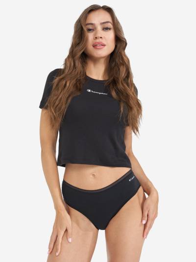 Трусы женские Columbia Lace Cotton Strech Hipster, 2 штуки, Черный DA913 в магазине БашМаг