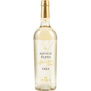 Вино Антико Чеппо Трес Лацио белое полусухое 0,75 л