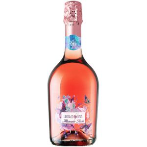 Вино игристое Линда Донна Москато Розе розовое сладкое 0,75 л
