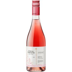 Вино Шато Тамань Мерло розовое сухое 0,75 л