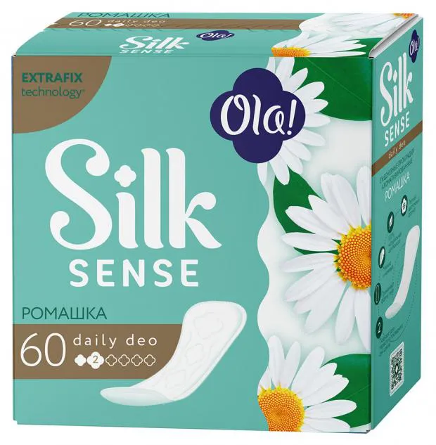 Прокладки ежедневные Ola! Daily Deo Ромашка, 60 шт