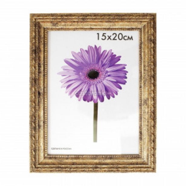 Рамка Metrica Adele Classic, 15 х 20 см, золотая