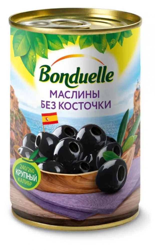 Маслины Bonduelle без косточки, 300 г