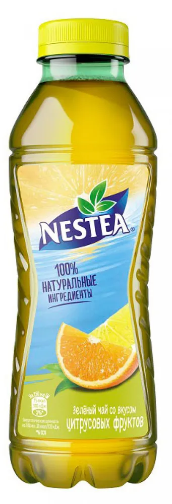 Чай Nestea Холодный зелный со вкусом цитрусовых фруктов, 500 мл