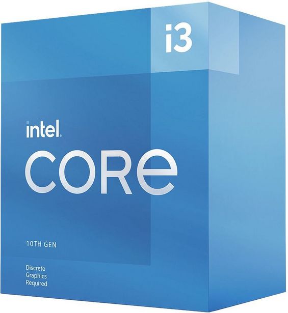 Процессор INTEL Core i3 10105F,  BOX
