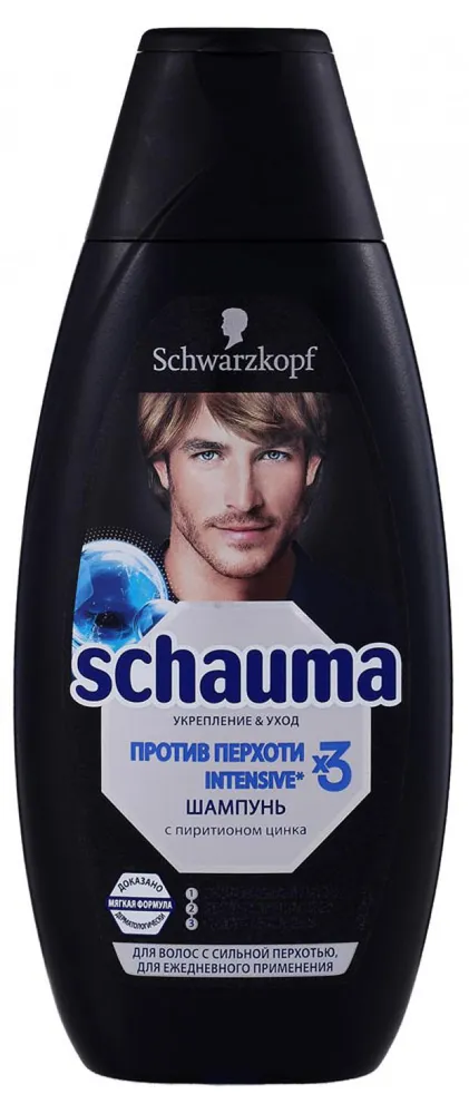 Шампунь для волос мужской Schauma Intenseve, 380 мл
