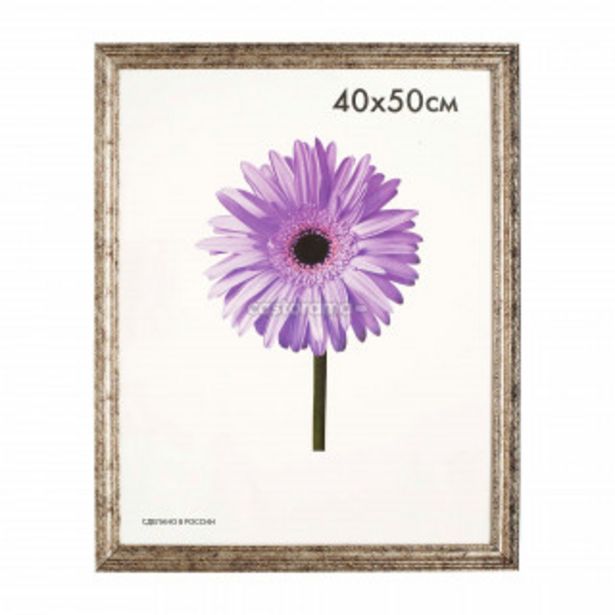 Рамка Metrica Adele Classic, 40 х 50 см, серебристая