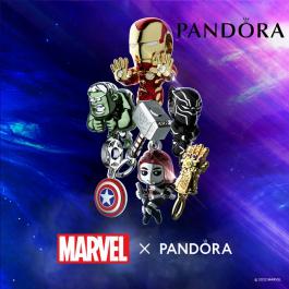 Акции Pandora Marvel x Pandora - Действует с 28.02.2022 до 28.04.2022