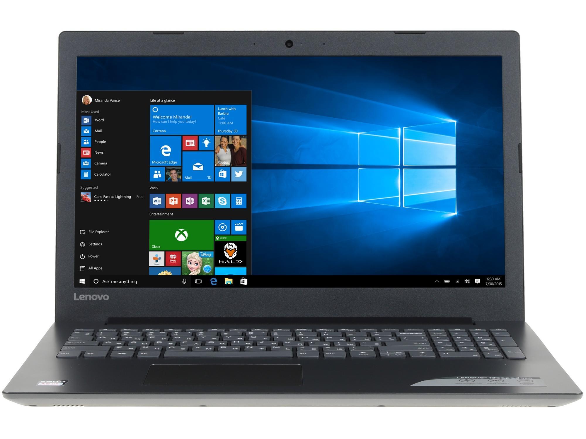 Ноутбук Lenovo IdeaPad 320-15AST черны